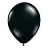 Folat 08178 Black Balloons 30 cm-10 Pieces