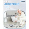 SOUHEILO FSA Eligible Toilet Safety Rails, Adjustable Toilet Rails for