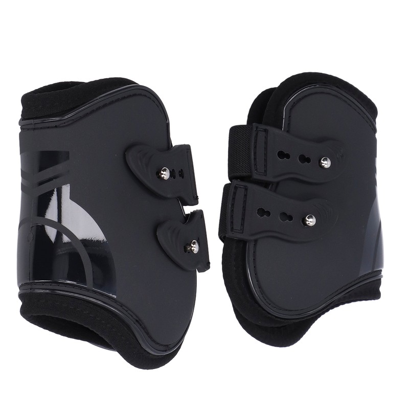 2Pcs Horse Tendon Boots Set Sturdy Adjustable PU Shell Tendon