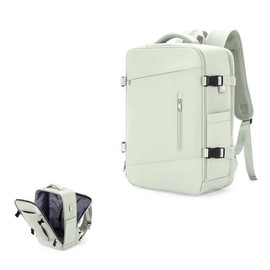 Yaroocvn Travel backpack 17-inch Laptop Backpack for Work and Travel, Large Capacity, USB Charger Port, Anti-Theft Design (Mint Green)