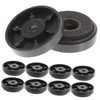 SHOWERORO 10pcs Speaker Isolation Feet Pads Round Audio Damping Mat