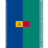 Conqueror Index Notebook - Random Colour 17X22 Petits carreaux Aléatoires