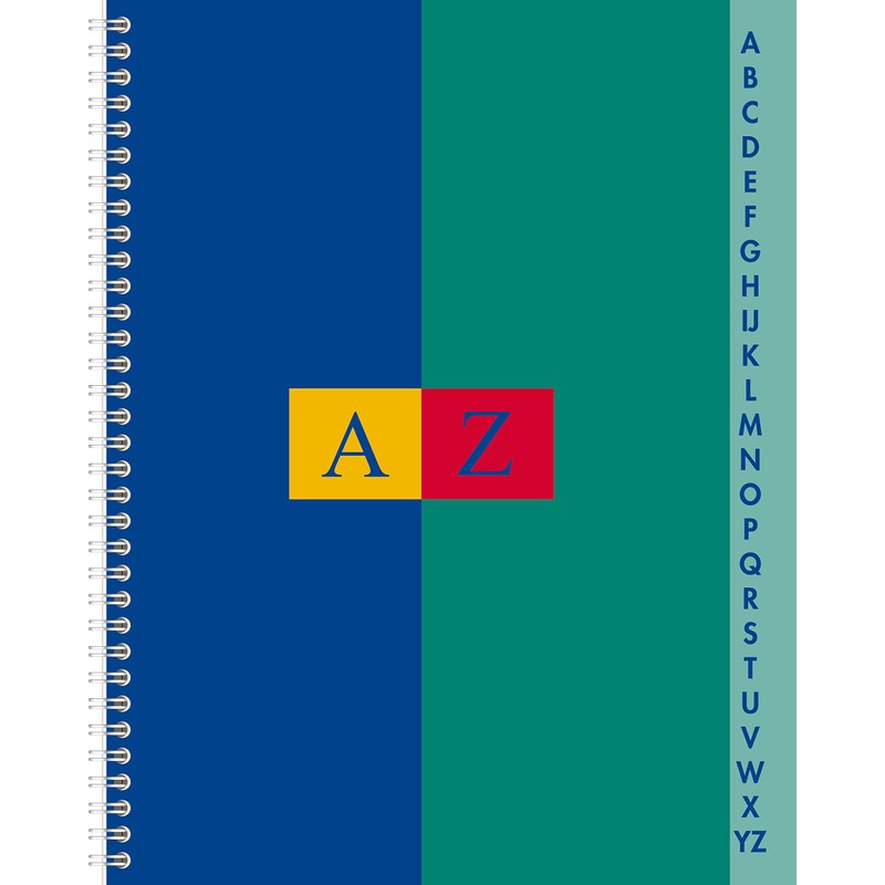 Conqueror Index Notebook - Random Colour 17X22 Petits carreaux Aléatoires