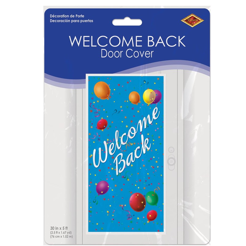 Beistle Welcome Back Door Cover