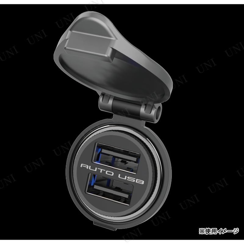 Kashimura/DC Compact USB 2 Ports, Model Number: DC-047