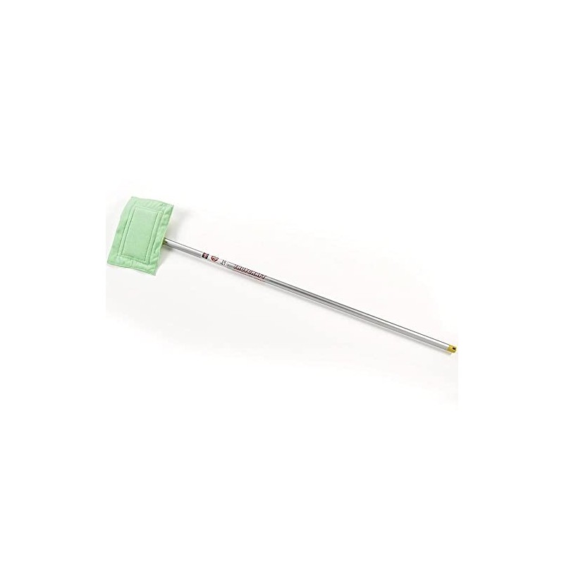 Amish-Made Wall Cleaning Mop with Removable Microfiber Head Extends 8
