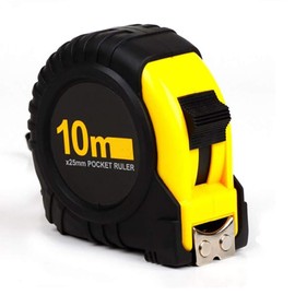 Tape Measure 10m / 32.8ft – Retractable Measuring Tape with Grip-Lock | Dual Imperial & Metric Scale | Shock-Resistant & Durable Tape Measure | Precision Measurement for DIY & Professional Use