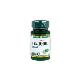 Nature's Bounty Vitamin D3 1000 IU Immune Health, 120 Softgels ( Pack of 1 )
