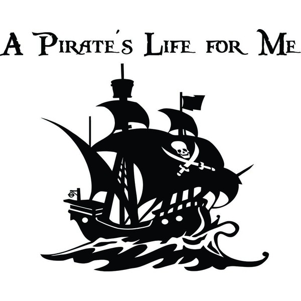 A Pirate's Life for me Wall Vinyl Decal Quote Art