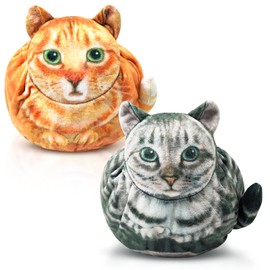 Openhahaha - Bolsa de maquillaje con cordón, bolsa de maquillaje para gatos, bolsa de cosméticos con cordón, regalo de gato para mujeres, bolsa de maquillaje plana para regalos de Navidad, bolsa