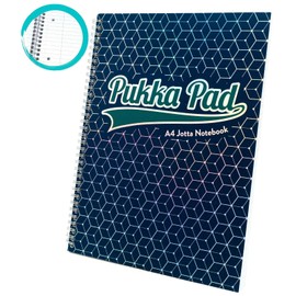 Pukka Pad 200 Pages 80GSM Glee Jotta Wirebound Notebook, A4 Size, Dark Blue