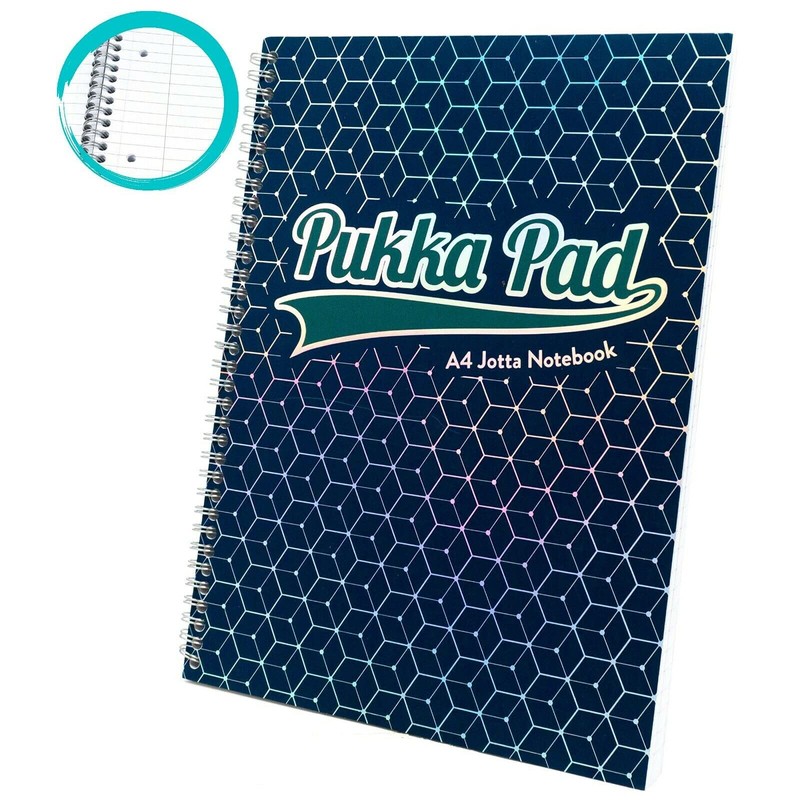 Pukka Pad 200 Pages 80GSM Glee Jotta Wirebound Notebook, A4