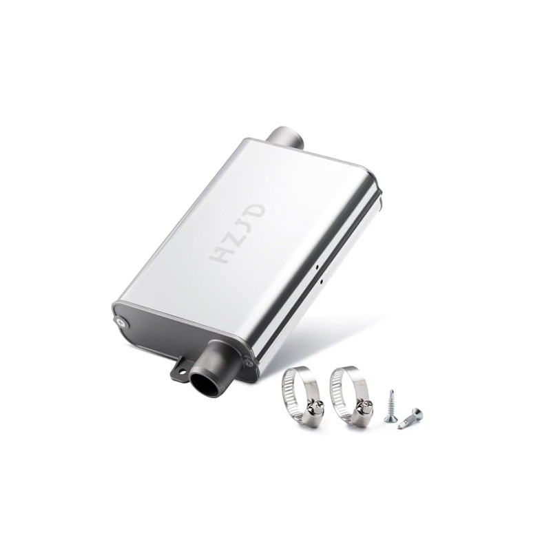 HZJD Exhaust Pipe Silencer Muffler, 24mm, for Diesel Parking heaters