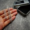 Portable Titanium Alloy Tweezer, Lightweight & Compact Tweezer with Precision