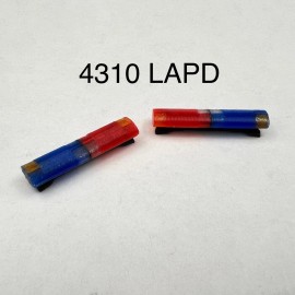 Non-operating Lightbars 1/43 AeroDynic Lightbar LAPD Style Blue Red Clear Amber Police CHP LASD
