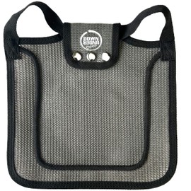 DOWN UNDER OUTDOORS Extra Large Chicken Saddle with Adjustable Straps for Very Large Hens, Chicken Apron, Poultry Saver, Pet Supplies, Including Shoulder Cover (Grey Mesh)