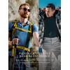 Hidden Suspenders for Men 1.5'' Heavy-Duty Under Clothes 3 Snap