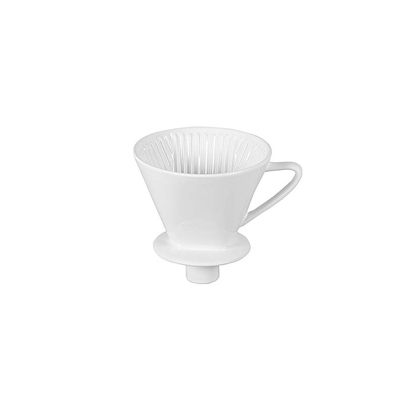 Cilio Coffee Filter with Nozzle White 4 Cup