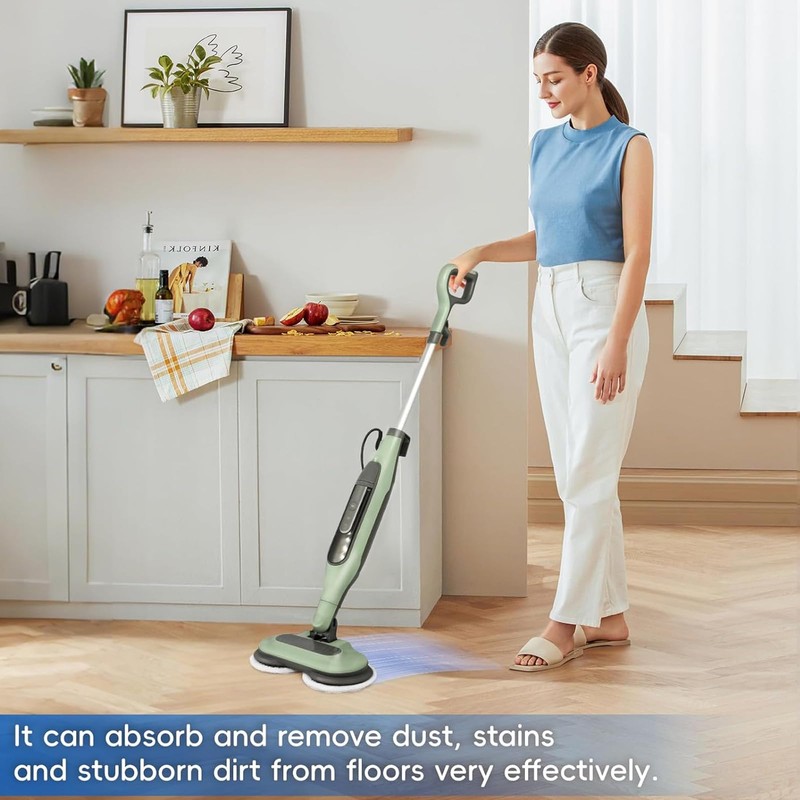 BIHARNT 12 Pack Microfiber Steam Mop Pads Replacement Compatible with