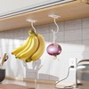 bussdis Banana Hook Under Cabinet White - Adhesive Banana Hanger