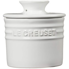 Le Creuset Stoneware Butter Crock, 6 oz., White