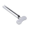 6pcs Toothpaste Squeezer Stainless Steel,Toothpaste Tube Squeezer Tool,Toothpaste Roller Tube
