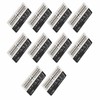 Teeth Edgewise Brackets 0.022in Slot 345 Hooks Rustproof Mini Metal
