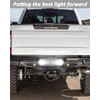 Bestview License Plate Lights for Chevy Silverado GMC Sierra Chrome