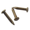 ISDVBUY 200Pcs Small Tiny Nails 1.2x8mm(DXL) Carbon Steel Copper Plated