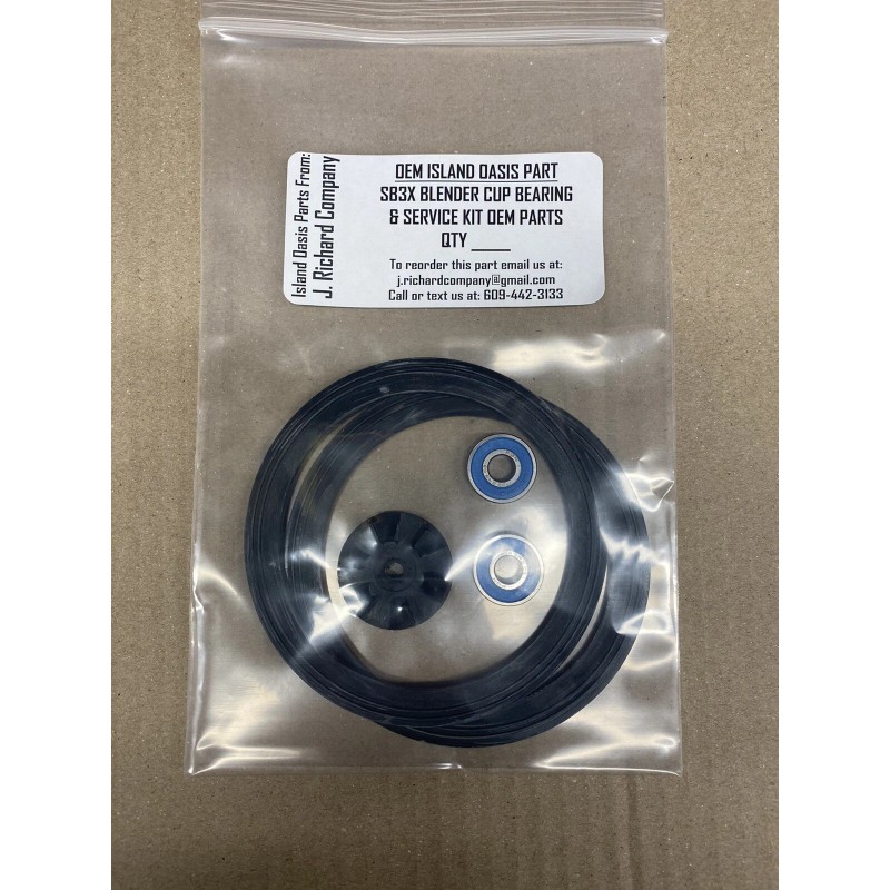 ISLAND OASIS - SB3X BLENDER CUP PITCHER BEARING & SERVICE