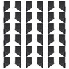 CHGCRAFT 36 Pcs Folding Chair Leg Caps Plastic Chair Replacement