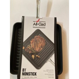 Brand: All-Clad All-Clad B1 Nonstick Hard Anodized Nonstick 11-Inch Flat Square Grille Pan