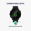 kwmobile Real Leather Watch Strap Compatible with Garmin Forerunner 55