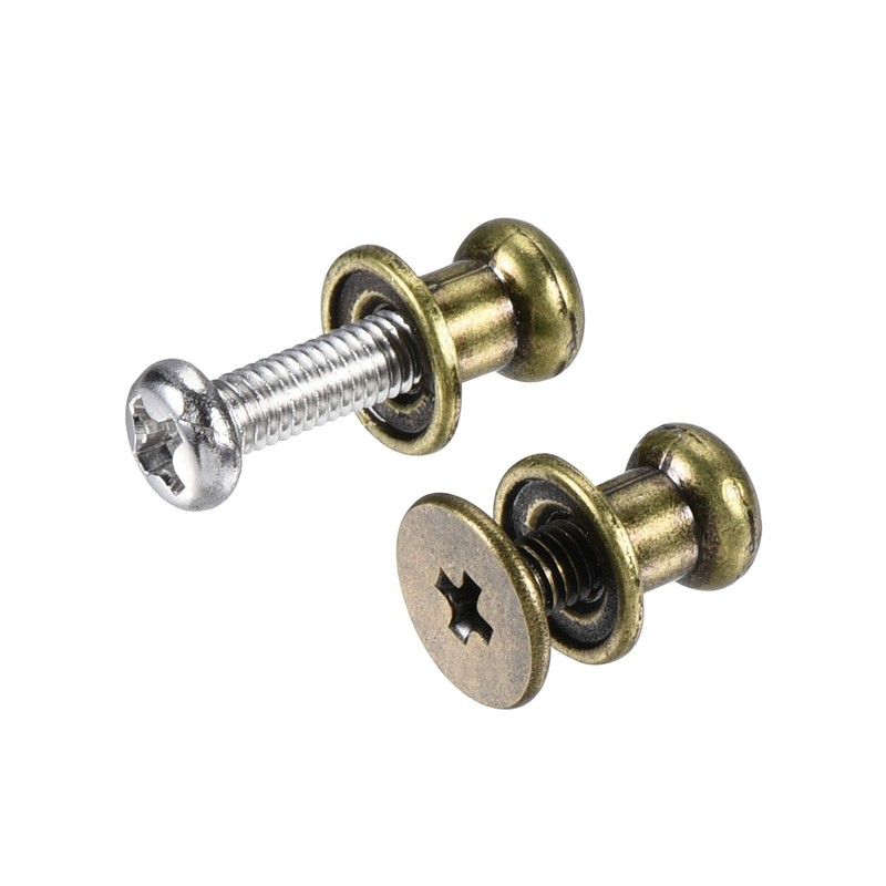 sourcing map 6mm Head Dia. Round Knobs Pull Handle, 12pcs