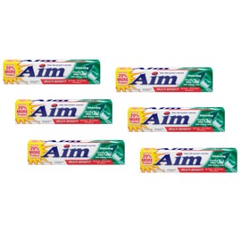 Aim Toothpaste 6 oz Tube (pack of 6) Fresh Mint gel
