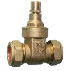 28mm DZR Lockshield Gate Valve