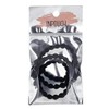 [Lungs_62] Hair Tie Hair Rubber Peanut Tipless - Black 3p Beauty Accessories (46380187) / [룽스_62]머리끈 머리고무줄 땅콩 무팁-블랙 3p 미용소품 (46380187)