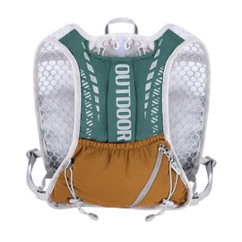 Running Vest Women Mens with Water Bladder Compartment Reflective Lightweight Running Hydration Vest with Phone Holder for Hiking Cycling Climbing Marathon – Includes Whistle (Green)