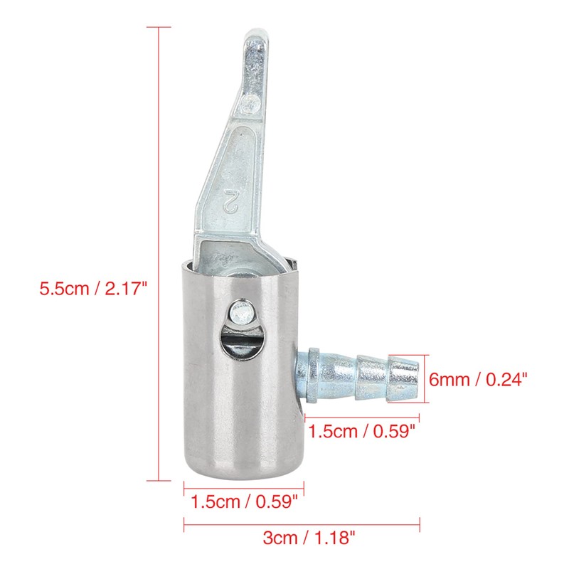X AUTOHAUX 6mm Locking Air Chuck Air Hose Inflator Adapter
