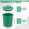 Memorywuu Perforated Sump Basin with Lid Sump Pump Basin Bucket