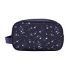 Bioworld Night Sky Dual Compartment Navy Toiletry Cosmetic Kit
