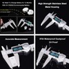 Kynup Digital Caliper, 12 Inch Caliper Measuring Tool with Stainless