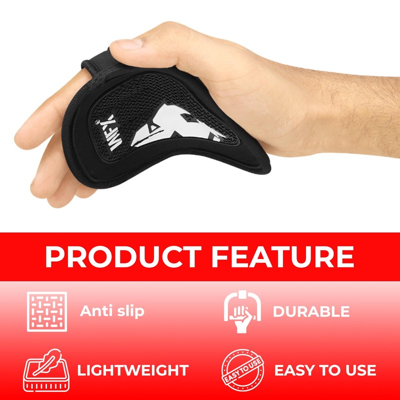 WFX Weight lifting Gym Gloves Neoprene Padded Rubber Palm Open
