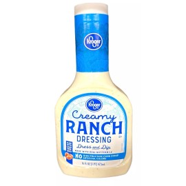 Kroger Creamy Ranch Salad Dressing & Dip 16 oz