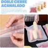 bolsas de silicona reutilizables 10,bolsas para congelar alimentos 10 Bolsas