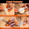 RONGPRO 4Pcs Woodworking Tools -7''Aluminum Rafter Square,12''Adjustable Protractor Angle Finder,10'Woodworking