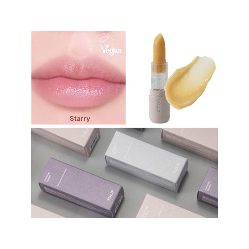 YULIP Vegan Tinted Lip Balm 3.5g, Color:KORAL