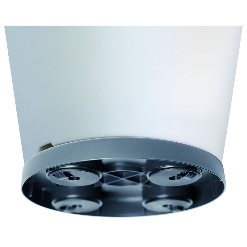 Round Rolling Plant Caddy with Edge and Hidden Wheels, Heavy