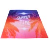 Shower Curtain Waterproof Thick Polyester PunchFree Curtain with Hook for