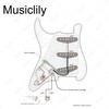 Musiclily Pro-SE ST-60SE Pre-wired SSS Pickguard with Staggered Alnico 5
